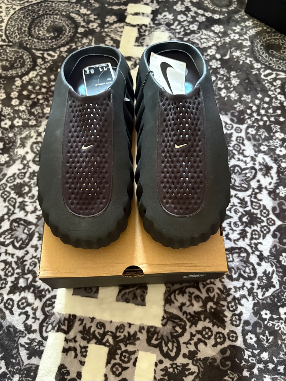 Nike x NOCTA Mind 001 “ICEMAN” Black Slides Men Size 10 - Picture 2 of 7
